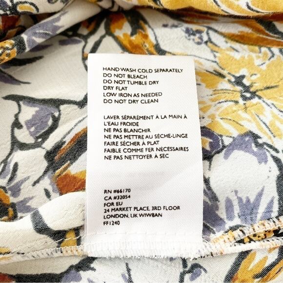 Anthropologie Faithfull Chloe Mid Dress Size 4 - Picture 6 of 9